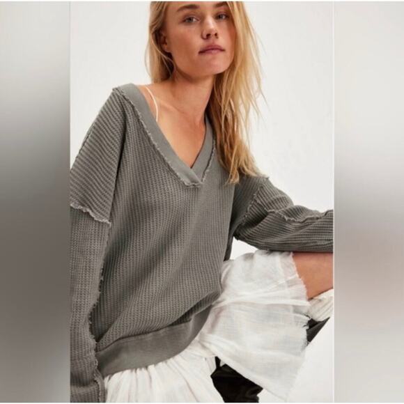 Free People Tops - Free People We The Free Ricky thermal top women's size XS